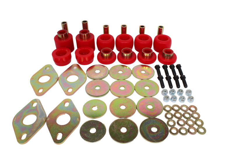 Nissan Titan Body Mount Set - Energy Suspension - Red - `04-`15